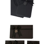 Lid & Base Box Custom Lid and Base Rigid Box with Shoulder Neck and Ribbon Pull