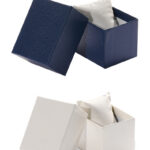 Lid & Base Box Custom Two-Piece Rigid Gift Box with Foil Stamped Logo for Cosmetic Sets