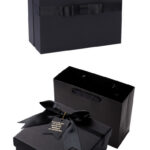 Lid & Base Box Custom Lid and Base Rigid Box with Shoulder Neck and Ribbon Pull