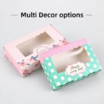 Card Carton Custom Window Box with PET Window and Paper Insert