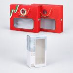 Card Carton Custom Window Box with PET Window and Paper Insert