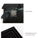 Lid & Base Box Custom Lid and Base Rigid Box with Shoulder Neck and Ribbon Pull
